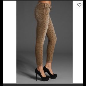 Current/Elliot camel leopard stretch sz 29